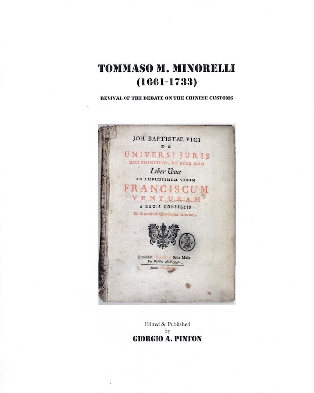 Front cover_Tommaso Maria Minorelli (1661-1733)