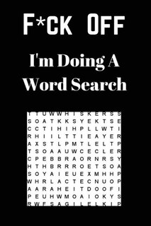 Front cover_F*ck off I'm Doing a Word Search