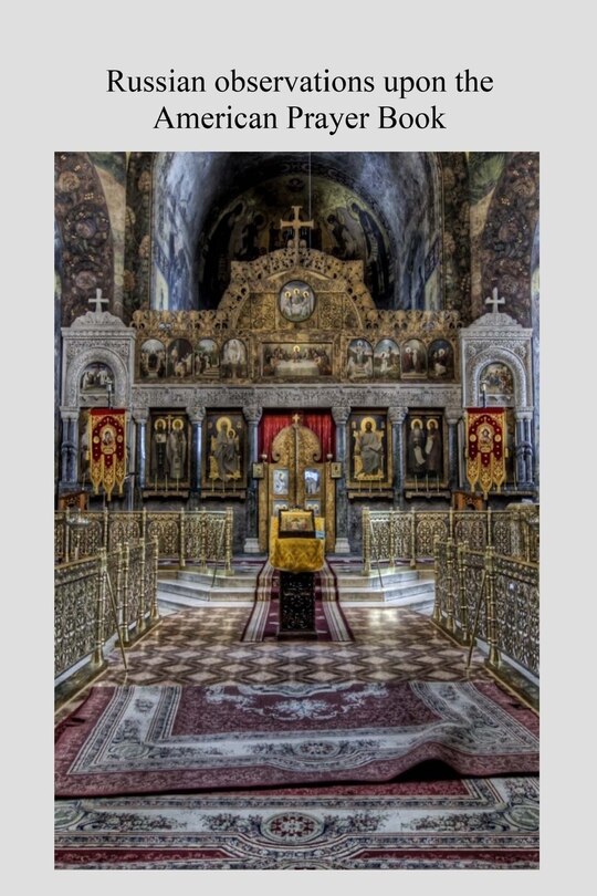 Front cover_Russian Observations upon the American Prayerbook