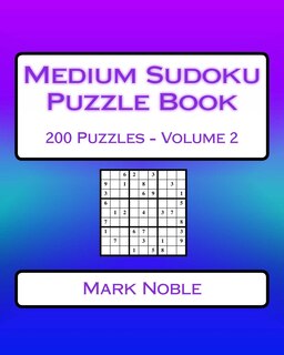 Couverture_Medium Sudoku Puzzle Book Volume 2
