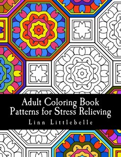 Front cover_Adult Coloring Book - Patterns For Stress Relieving
