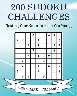 Front cover_200 Sudoku Challenges - Very Hard - Volume 11