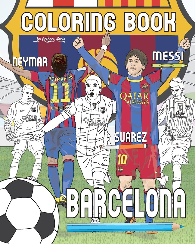 Front cover_Messi, Neymar, Suarez and F.C. Barcelona