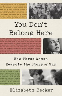 Front cover_You Don't Belong Here