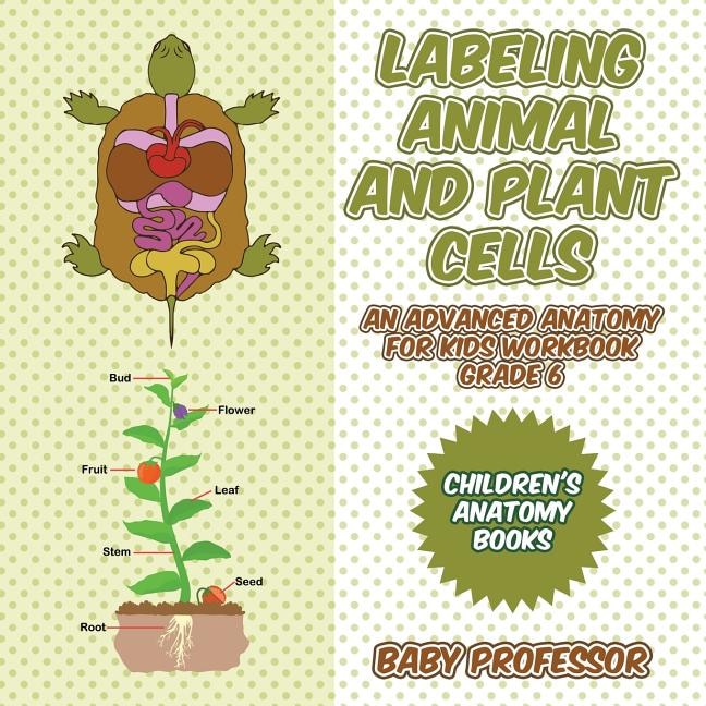 Front cover_Labeling Animal and Plant Cells - An Advanced Anatomy for Kids Workbook Grade 6 Children's Anatomy Books