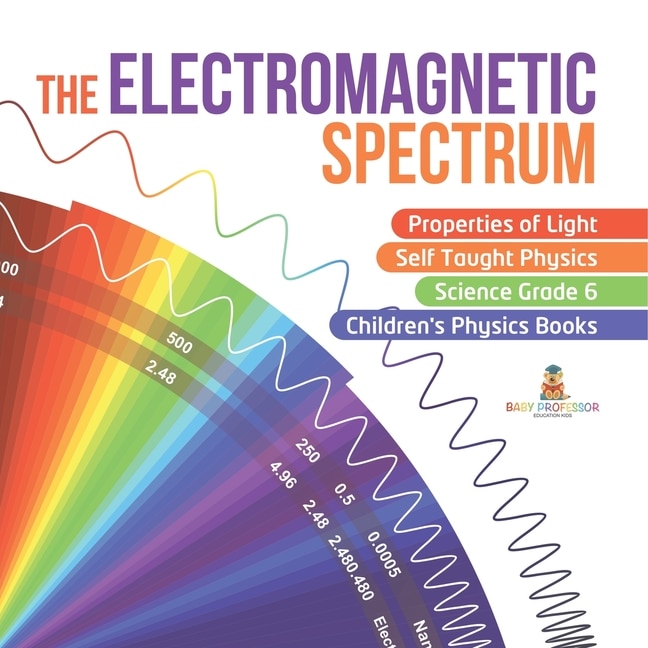 Front cover_The Electromagnetic Spectrum Properties of Light Self Taught Physics Science Grade 6 Children's Physics Books