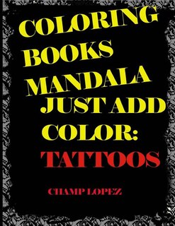 Front cover_Coloring Books Mandala - Just Add Color