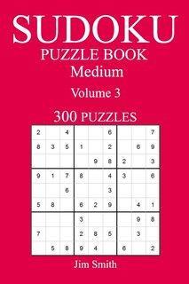 Front cover_300 Medium Sudoku Puzzle Book
