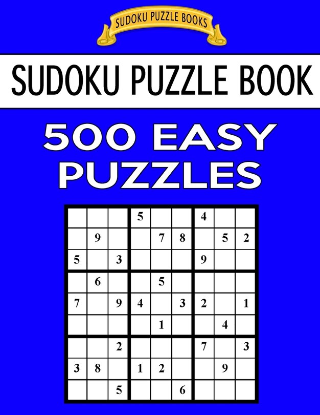 Couverture_Sudoku Puzzle Book, 500 Easy Puzzles