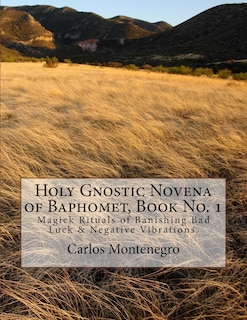 Couverture_Holy Gnostic Novena of Baphomet, Book No. 1