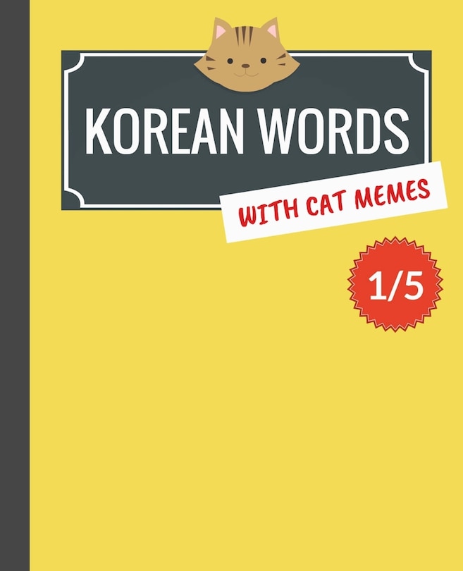 Couverture_Korean Words with Cat Memes 1/5