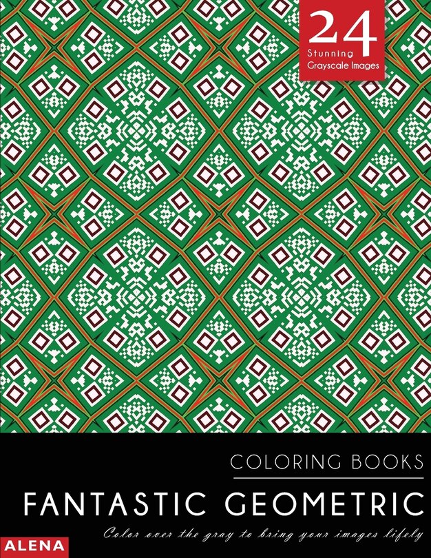 Front cover_Fantastic Geometric Coloring Books