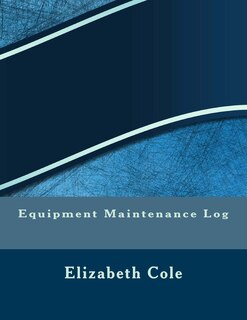Couverture_Equipment Maintenance Log