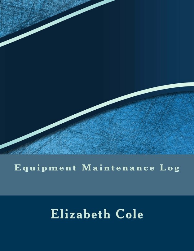 Couverture_Equipment Maintenance Log