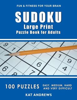 Front cover_SUDOKU Large Print Puzzle Book For Adults