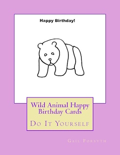 Front cover_Wild Animal Happy Birthday Cards