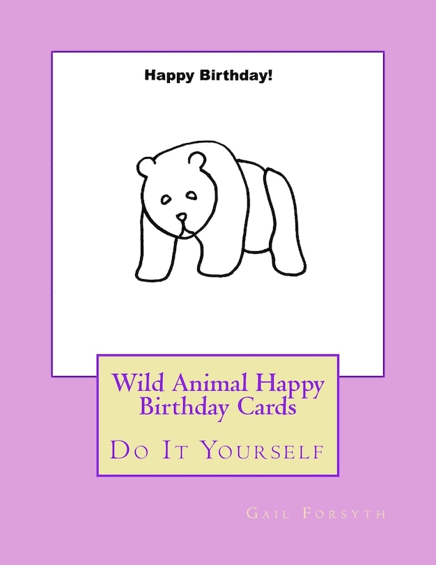 Front cover_Wild Animal Happy Birthday Cards