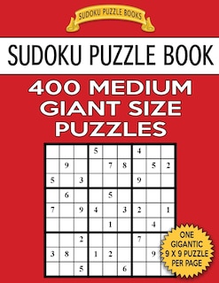 Front cover_Sudoku Puzzle Book 400 MEDIUM Giant Size Puzzles