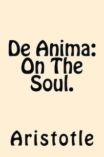 Front cover_De Anima (On The Soul)