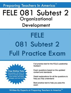 Front cover_FELE 081 Subtest 2 Organizational Development
