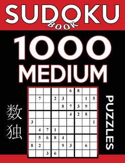 Front cover_Sudoku Book 1,000 Medium Puzzles