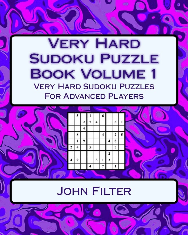 Front cover_Very Hard Sudoku Puzzle Book Volume 1