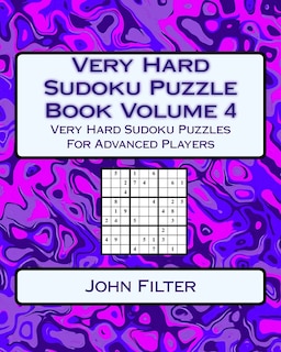Front cover_Very Hard Sudoku Puzzle Book Volume 4