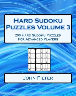 Couverture_Hard Sudoku Puzzles Volume 3