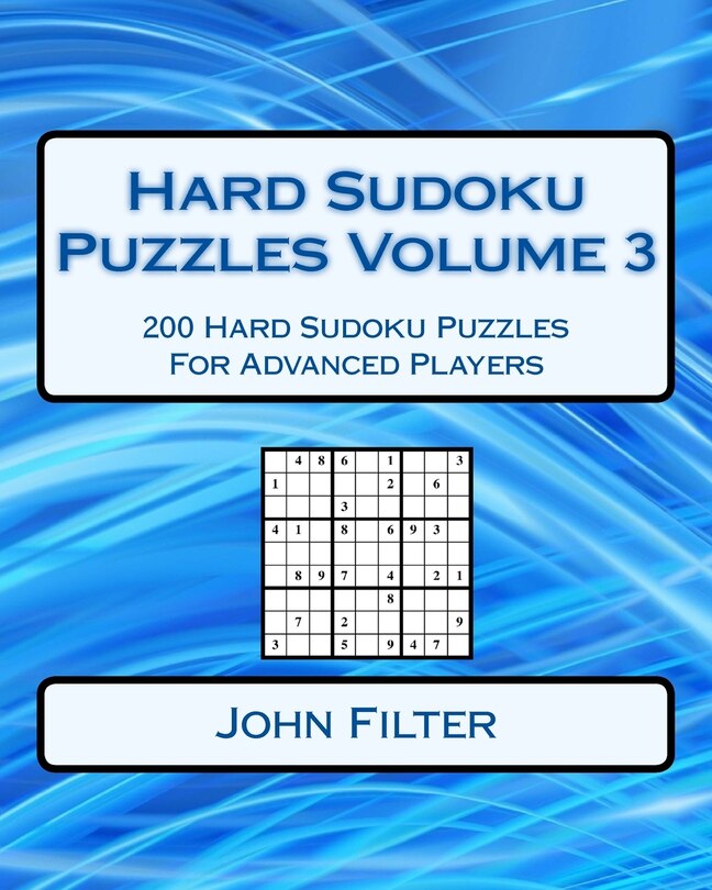 Couverture_Hard Sudoku Puzzles Volume 3
