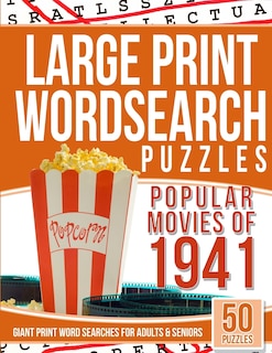 Front cover_Large Print Wordsearches Puzzles Popular Movies Of 1941