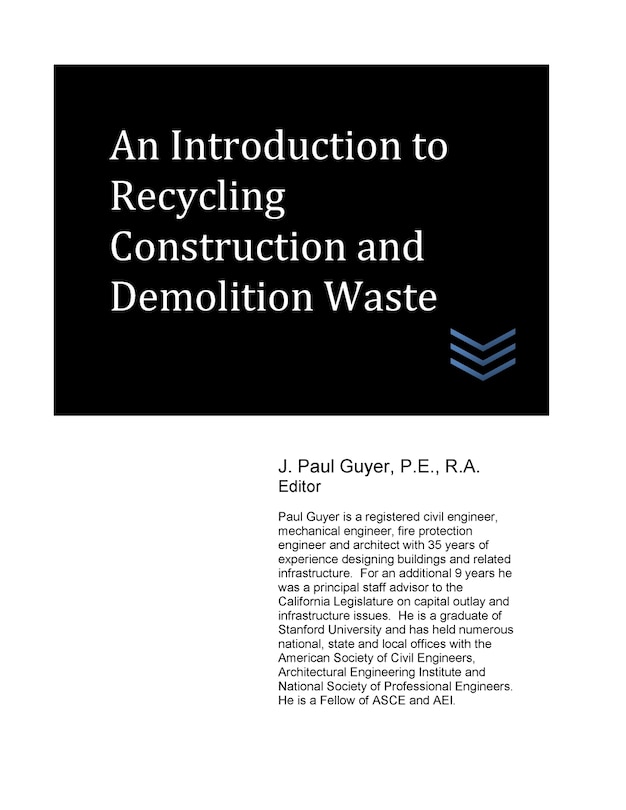 Front cover_An Introduction to Recycling Construction and Demolition Waste