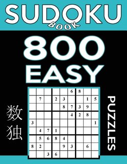 Front cover_Sudoku Book 800 Easy Puzzles