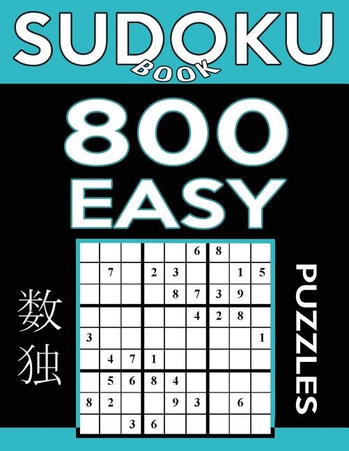 Front cover_Sudoku Book 800 Easy Puzzles
