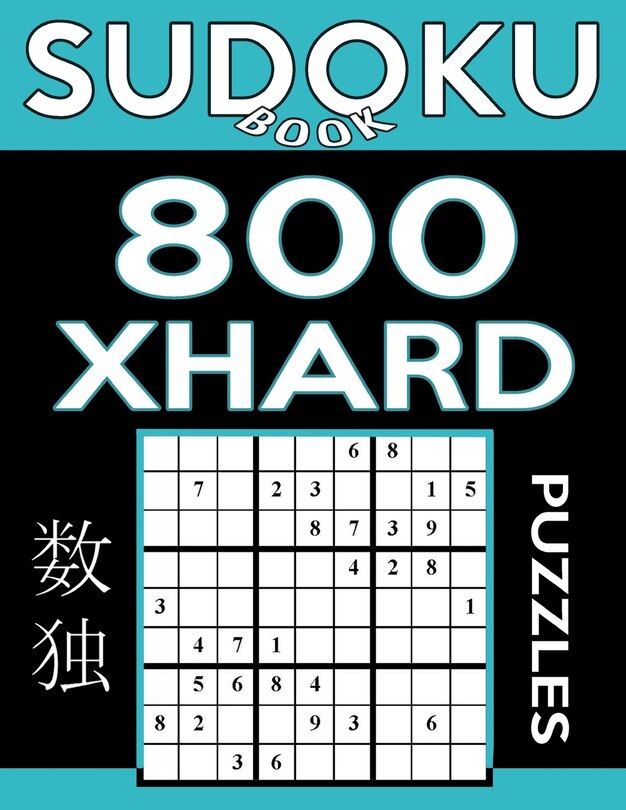 Front cover_Sudoku Book 800 Extra Hard Puzzles