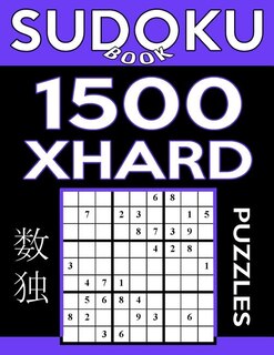 Front cover_Sudoku Book 1,500 Extra Hard Puzzles