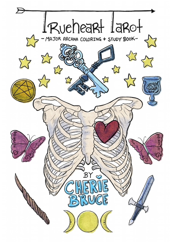 Couverture_Trueheart Tarot Coloring Book - Major Arcana