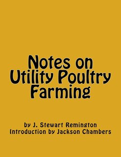 Couverture_Notes on Utility Poultry Farming