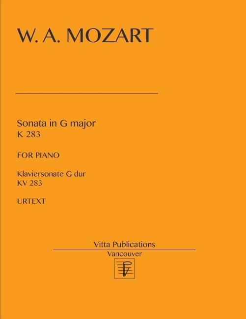 Sonata in G Major, KV 283