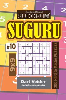 Front cover_Sudoku Suguru - 200 Hard to Master Puzzles 9x9 (Volume 10)