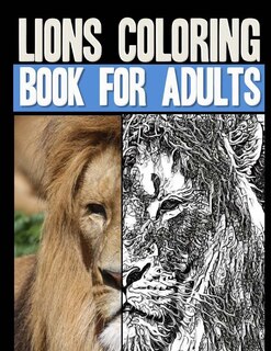 Front cover_Lions Coloring Book for Adults