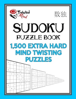 Front cover_Sudoku Puzzle Book, 1,500 Extra Hard Mind Twisting Puzzles