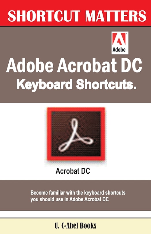 Couverture_Adobe Acrobat DC Keyboard Shortcuts