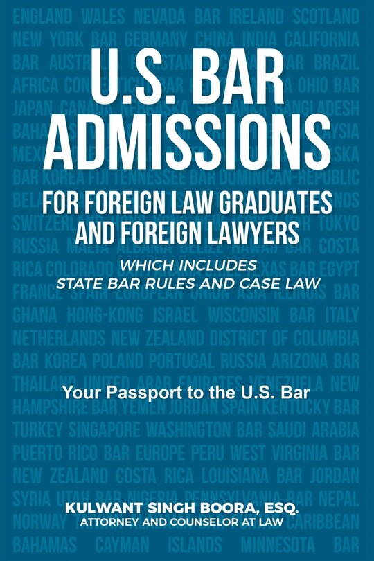 Couverture_U.S. Bar Admissions for Foreign Law Graduates and Foreign Lawyers