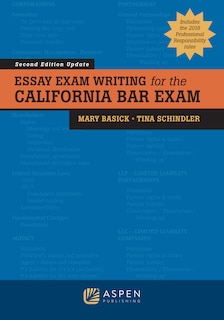 Front cover_Essay Exam Writing for the California Bar Exam