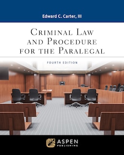 Front cover_Criminal Law and Procedure for the Paralegal