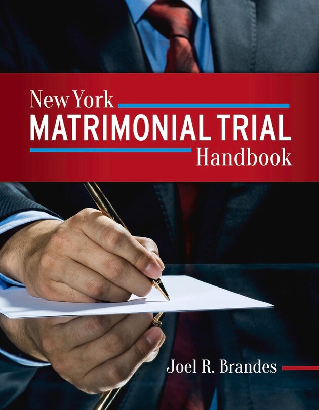 Front cover_New York Matrimonial Trial Handbook