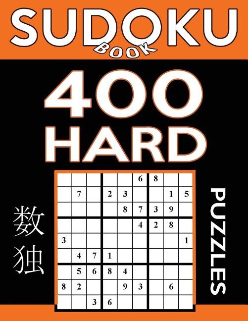 Front cover_Sudoku Book 400 Hard Puzzles