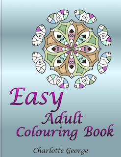 Front cover_Easy Adult Colouring Book