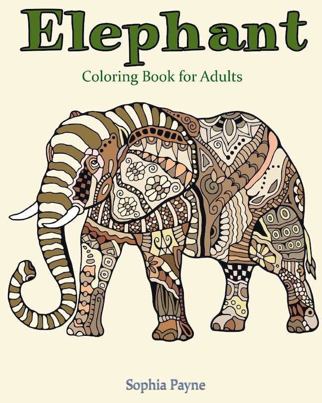 Couverture_Elephant Coloring Book for Adults
