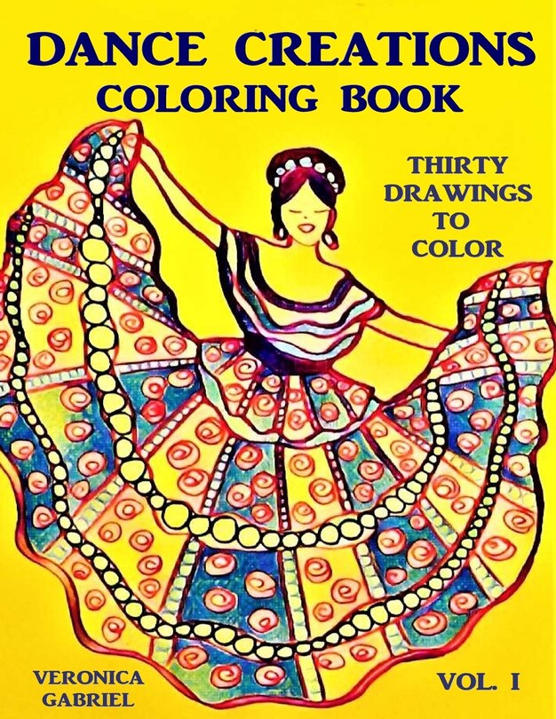 Couverture_Dance Creations Coloring Book